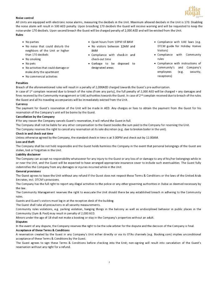 Elite Royal Apartment - Burj Residences T5 Platinum Dubaj Zewnętrze zdjęcie