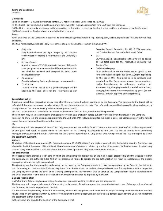 Elite Royal Apartment - Burj Residences T5 Platinum Dubaj Zewnętrze zdjęcie